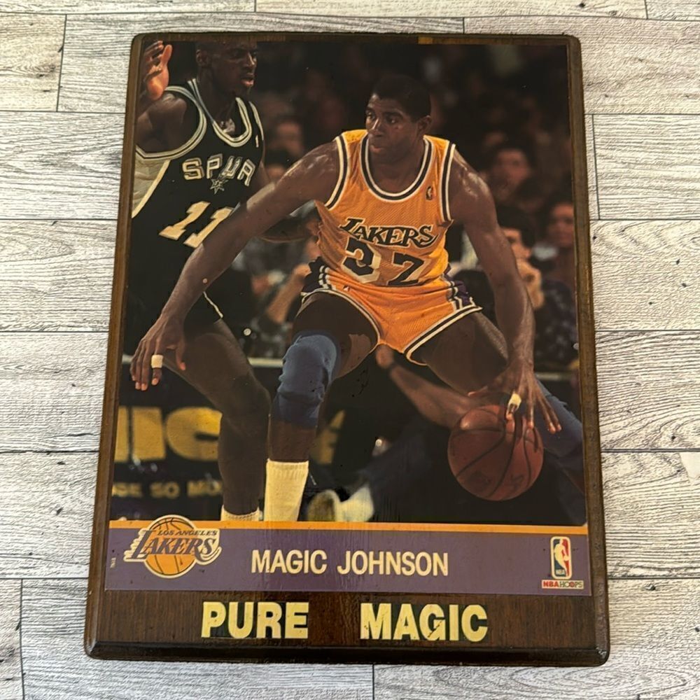 Magic Johnson Lakers Collectors Plaque